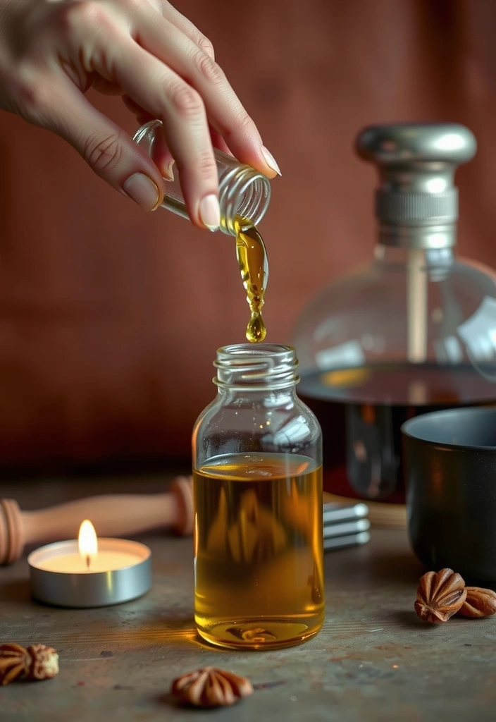 Ręczne napełnianie butelek